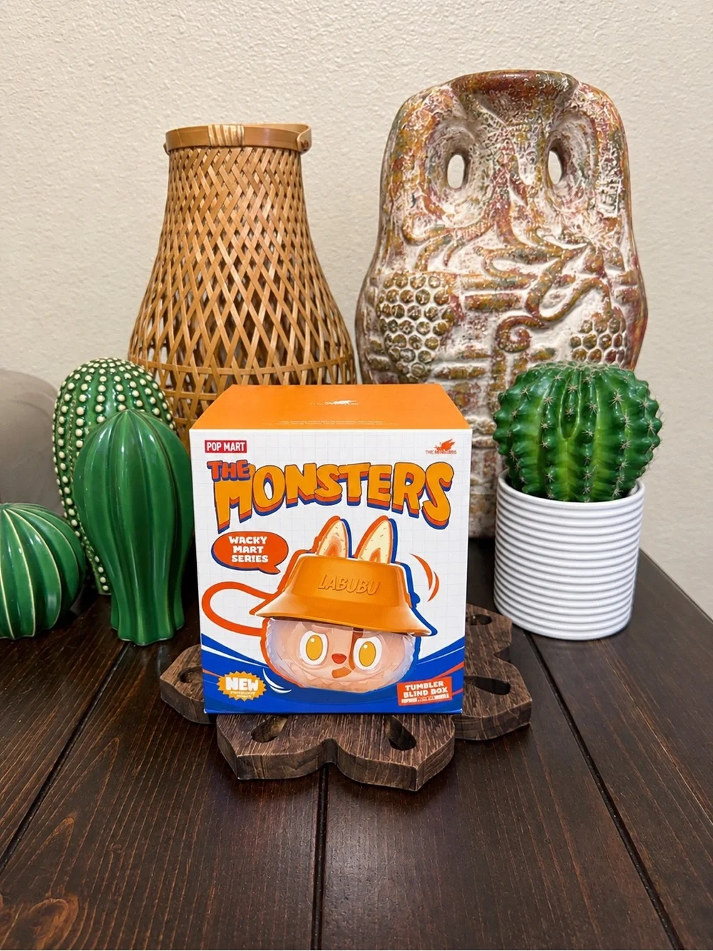 POP MART LABUBU Wacky Mart Tumbler Secret Edition Caramel Brown